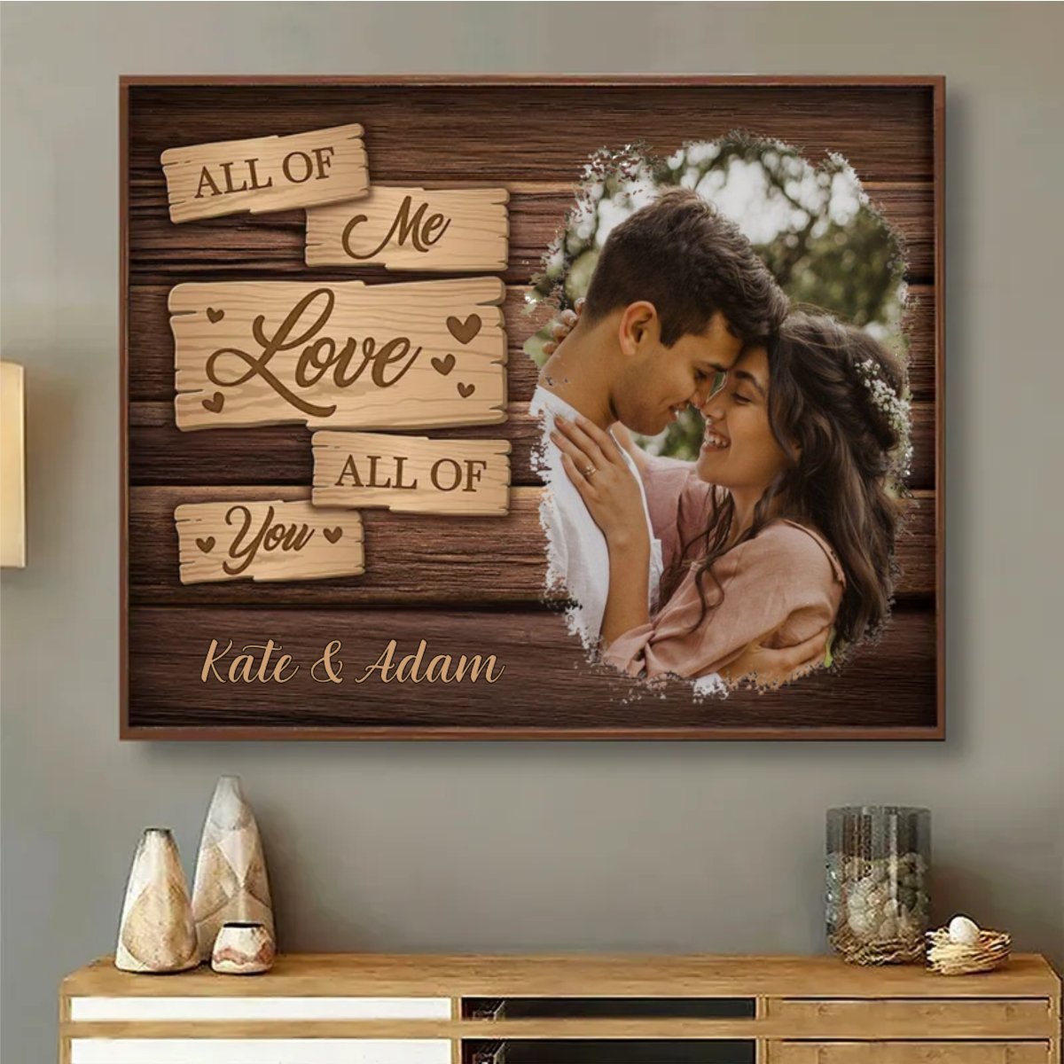 Couple - I Completely Love You - Personalized Poster - Makezbright Gifts