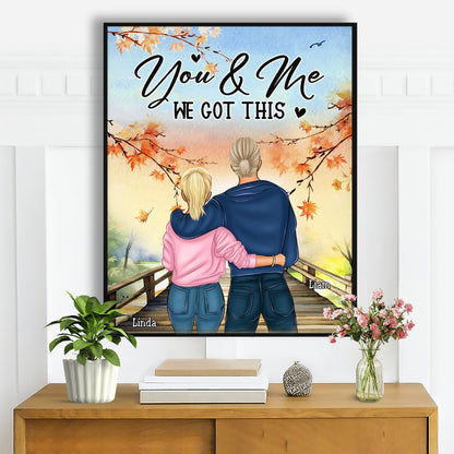 Couple - You And Me We Got This - Personalized Canvas - Makezbright Gifts