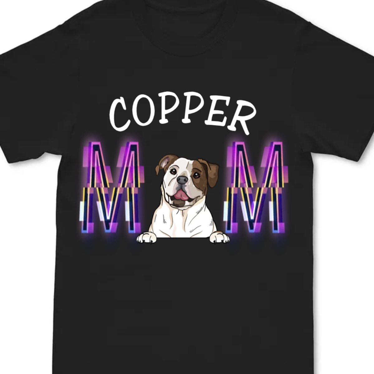 Dog Lover - Dog Mom - Personalized Black Unisex T - Shirt - Makezbright Gifts