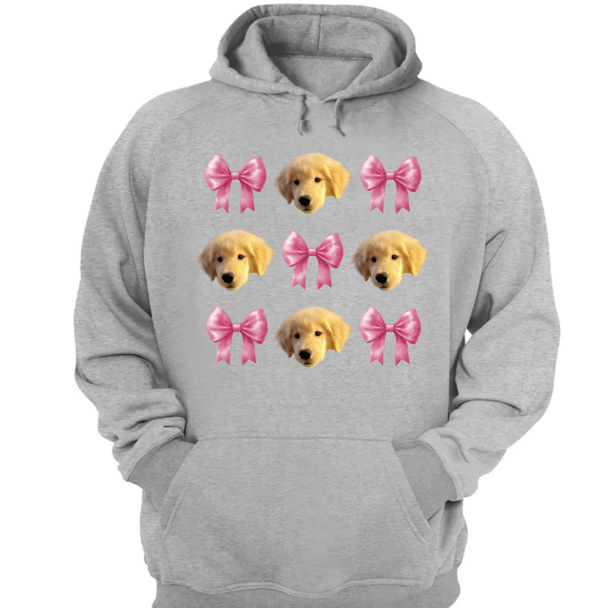 Dog Lovers - Coquette Pink Bow Trendy Dog Mom - Personalized T - Shirt, Sweatshirt, Hoodie (HJ) - Makezbright Gifts