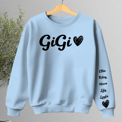 Family - Gigi's Love - Personalized Sweatshirt (BU) - Makezbright Gifts