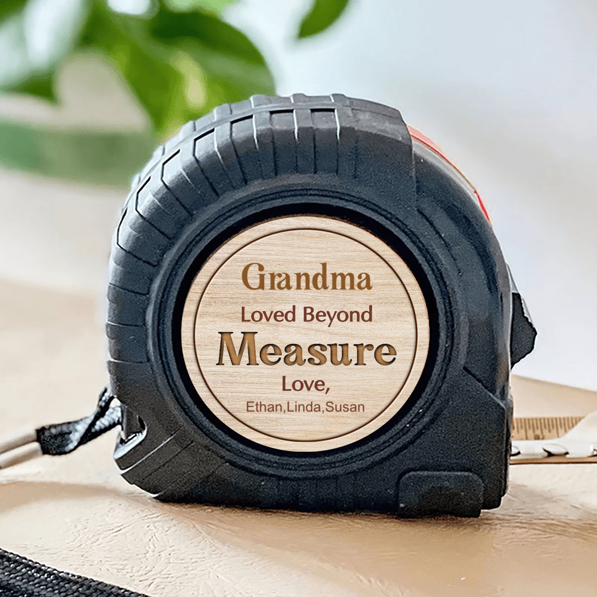 Family - Loved Beyond Measure - Personalized Tape Measure - Makezbright Gifts