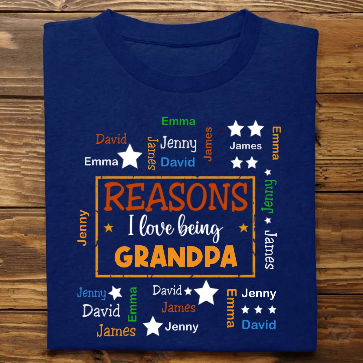 Family - Reasons I Love Being Word Art - Personalized T - Shirt, Sweater, Hoodie - Makezbright Gifts