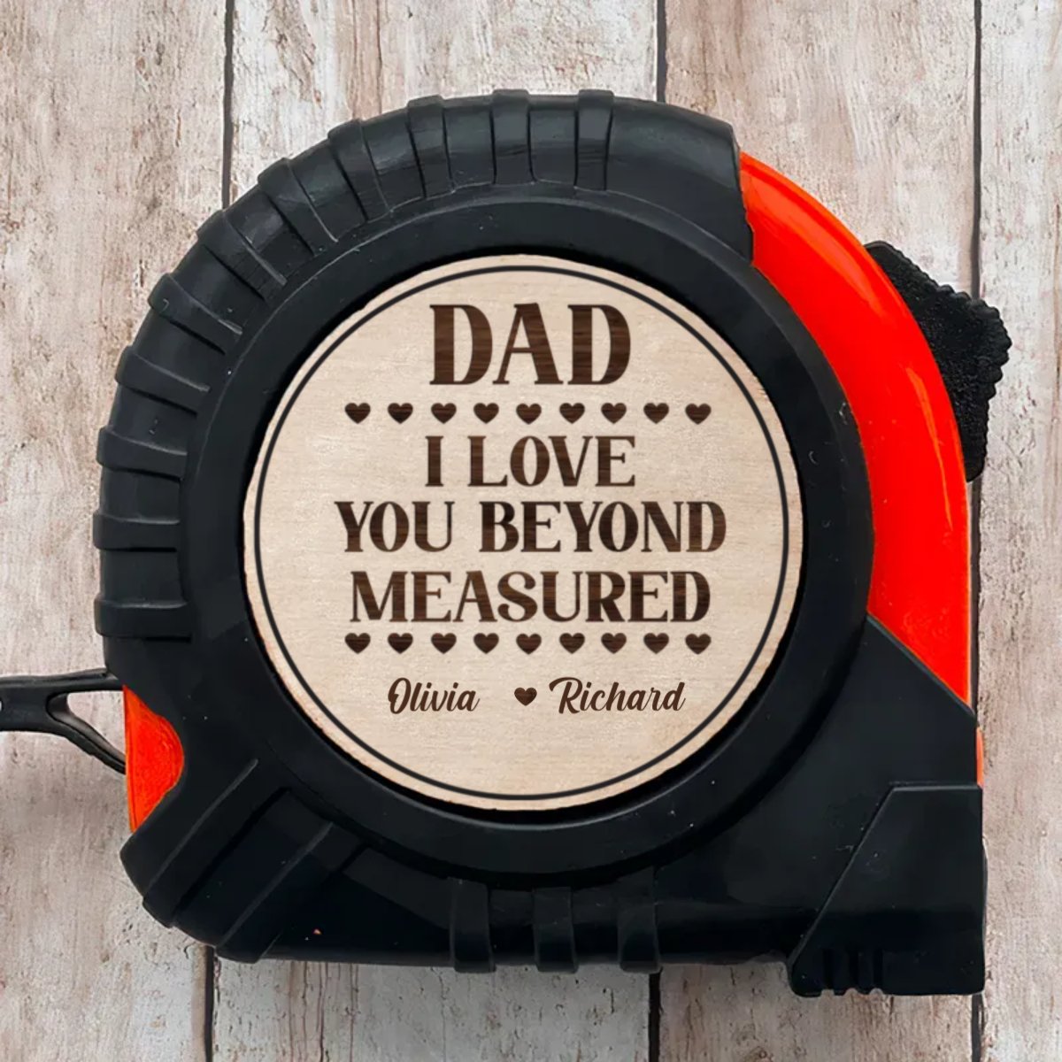 Family - We Love You Beyond Measured - Personalized Tape Measure - Makezbright Gifts