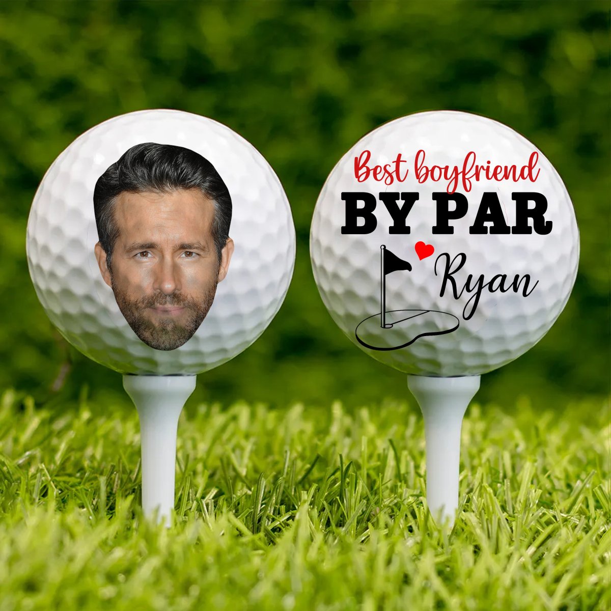 Golf Lovers - You Are My Hole In One Best Husband Boyfriend By Par Golfer - Personalized Golf Ball - Makezbright Gifts