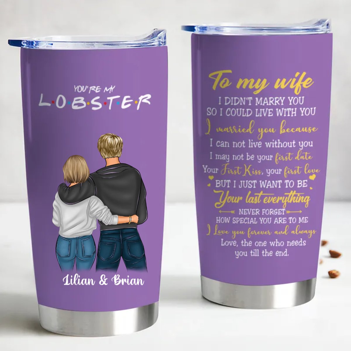 My Lobster Love - Custom Insulated Tumbler - Makezbright Gifts