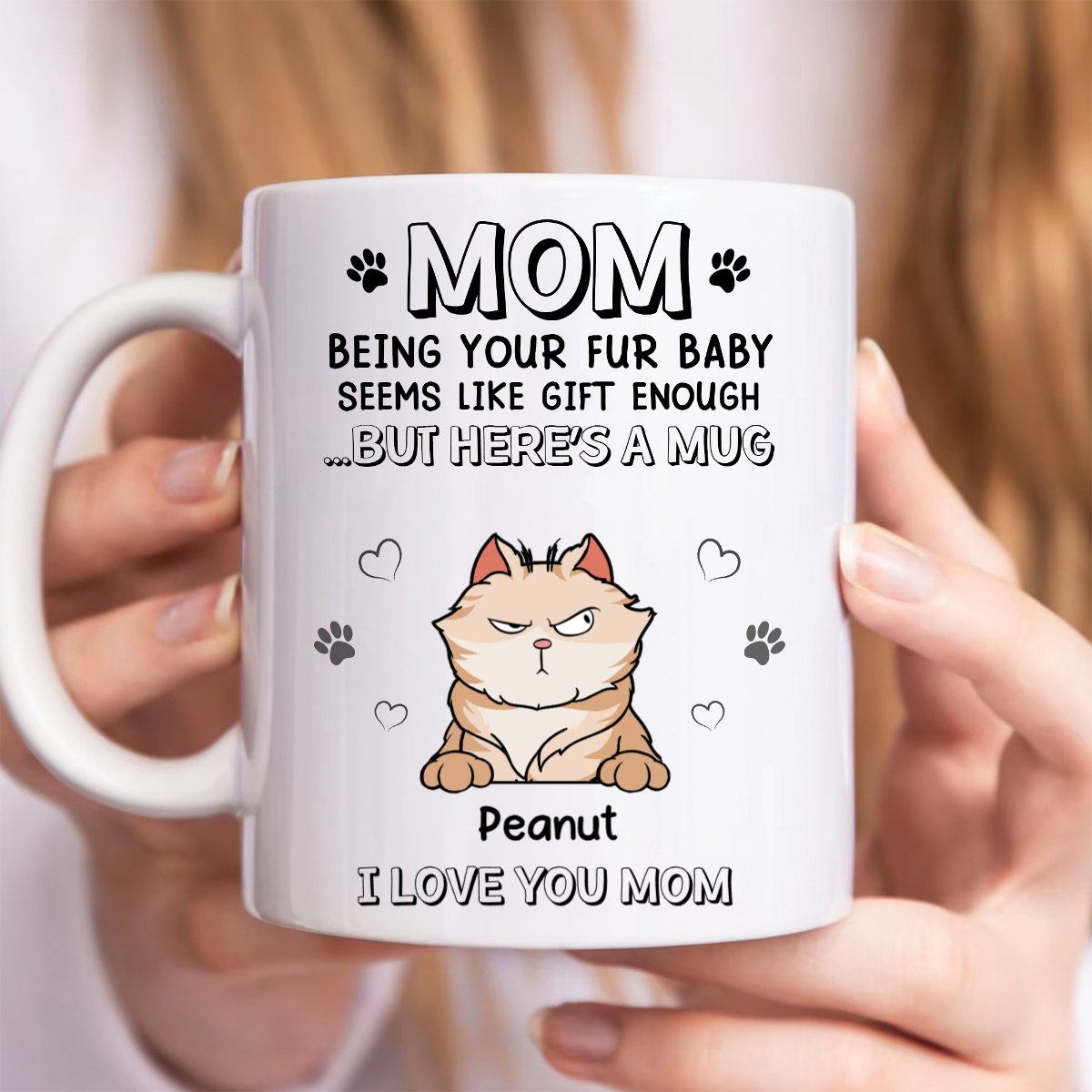 Pet Lovers - Being Your Fur Babies Seems Like Gift Enough - Personalized Mug (TB) - Makezbright Gifts