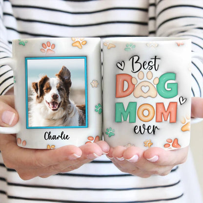 Pet Lovers - Custom Photo Love Me Love My Dog - Personalized Mug (II) - Makezbright Gifts