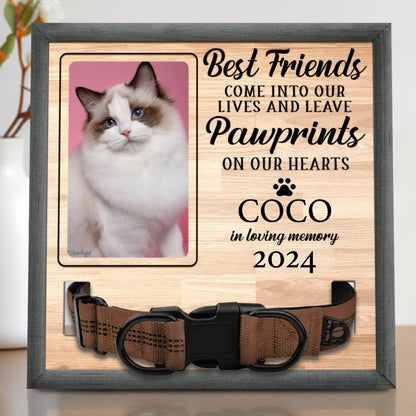 Pet Lovers - Custom Photo My Hardest Goodbye - Personalized Pet Loss Sign (HJ) - Makezbright Gifts