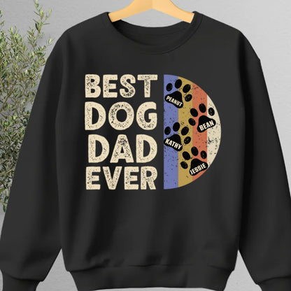 Pet Lovers - Dog Cat Paw Prints - Personalized Unisex T - shirt, Hoodie, Sweatshirt - Makezbright Gifts