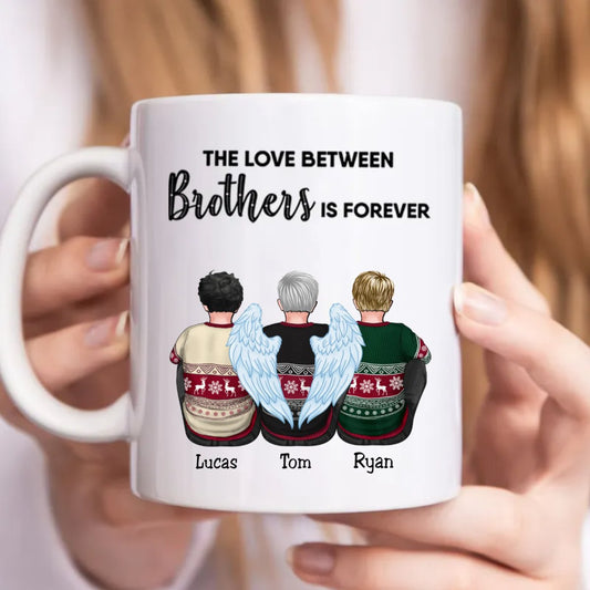 The Love Between Brothers Is Forever - Personalized Mug (LL) - Makezbright Gifts